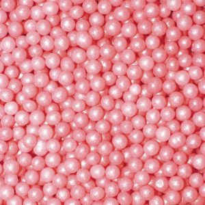 50g 4mm Pink Edible Sugar Balls