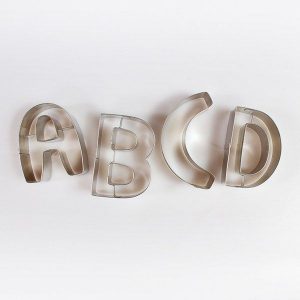 Alphabet Metal Cutters - 26 piece