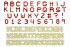 FMM Pixel Alphabet & Number Tappit Sugarcraft Cutter Set