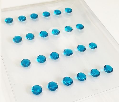 Pack of 24 Diamond 5mm Edible Jelly Cake Gems